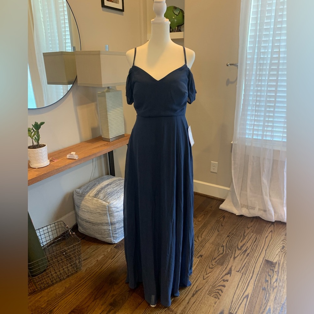 NWT Slate Blue Devin Birdy Grey Dress